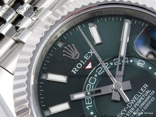 0512 UrbanStyle Sky-Dweller 326934 904L SS ZF 1:1 Best Edition Green Dial on SS Jubilee Bracelet A 1486